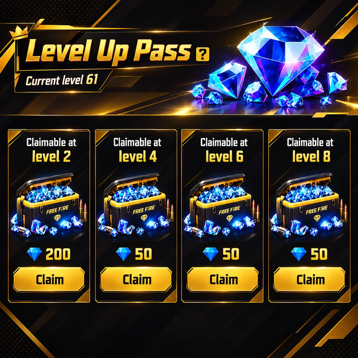 Free Fire Level Up Pass (BD)